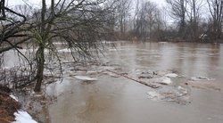 Klaipėdos rajone potvynis traukiasi, Šilutės rajone vanduo kyla  BNS Foto