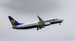 „Ryanair“ pelną per metus smarkiai apkarpė išaugisios sąnaudos degalams (Lukas Balandis/BNS)