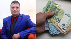 Algimantas Patackas, pinigai (nuotr. Tv3.lt/Ruslano Kondratjevo, Fotodiena.lt)  