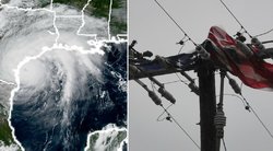 Uraganas „Harvey“ atnešė į Teksasą smarkius vėjus ir liūtis (TV3 koliažas) (nuotr. SCANPIX)