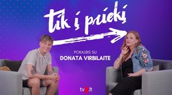 TIK Į PRIEKĮ su Donata Virbilaite (tv3.lt koliažas)