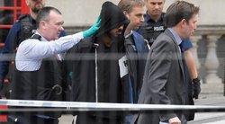 Londone šalia parlamento sulaikytas vyras su peiliais (nuotr. SCANPIX)