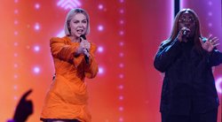 Monika Linkytė „Eurovizijos“ finalo repeticijoje (nuotr. SCANPIX)