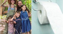 Ši šeima jau 4 metus nenaudoja tualetinio popieriaus (nuotr. facebook.com)