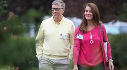 Billas Gatesas su žmona (nuotr. SCANPIX)