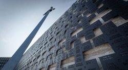 Lietuvos partizanamas memorialo atidarymas. Monumentas. Foto Darius Janutis  