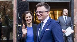 V. Čmilytė-Nielsen susitiko su Lenkijos Seimo maršalka: aptarė tautinių mažumų klausimą, bendradarbiavimą gynybos srityje (Irmantas Gelūnas/ BNS nuotr.)