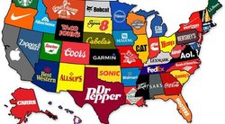Žymiausias prekės ženklas iš kiekvienos JAV valstijos (nuotr. blogspot.com)