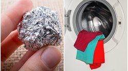 Į skalbimo mašiną įdėjo folijos rutuliuką: rezultatas pribloškė (nuotr. 123rf.com)