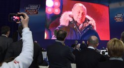 V. Putinas: balsavimas rodo Rusijos žmonių „pasitikėjimą ir viltį“ (nuotr. SCANPIX)