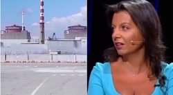 Rusijoje – isterija dėl Ukrainos sėkmės, propagandistė Simonian siūlo smogti atominei elektrinei: „Jau laikas elgtis žiauriai“ (tv3.lt koliažas)