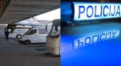 autobusas ir policija (nuotr. tv3.lt)
