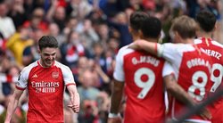 „Arsenal“ toliau išlieka kovoje dėl „Premier“ lygos titulo (nuotr. SCANPIX)