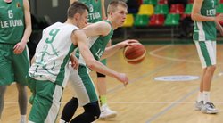 Lietuvos vaikinų jaunimo (U20) krepšinio rinktinė (nuotr. krepsinionamai.lt)