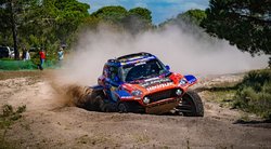 Vaidotas Žala ir Paulo Fiuza „BP Ultimate Rally Raid Portugal“ varžybose (nuotr. komandos archyvo)