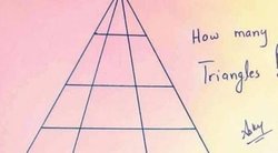 Kiek trikampių matote?   