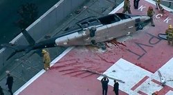 Ant ligoninės stogo nukrito sraigtasparnis gabenęs organą: gydytojo poelgis nustebino visus (nuotr. stop kadras)  