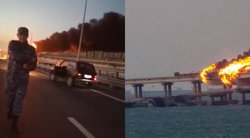 Degantis Krymo tiltas (tv3.lt fotomontažas)