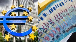 ECB vadovė teigia, kad kitas pokytis palūkanų normų srityje bus apkarpymas (tv3.lt koliažas)