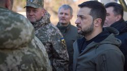  Zelenskis sako aplankęs karius rytiniame Donecko regione (nuotr. SCANPIX)