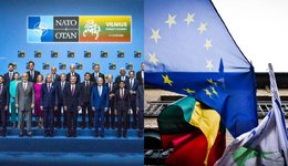 Lietuvos ambasadorius NATO atskleidė, ar Europos Sąjunga pakankamai apsiginklavusi: „Naiviai galvojome, kad karo nebus“ (tv3.lt koliažas)