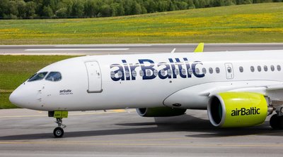 „Air Baltic“ pradeda „Starlink“ interneto bandymus (Lukas Balandis/BNS)