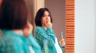 Lūpų pūslelinė nėštumo metu: kaip sau padėti? (nuotr. Shutterstock.com)