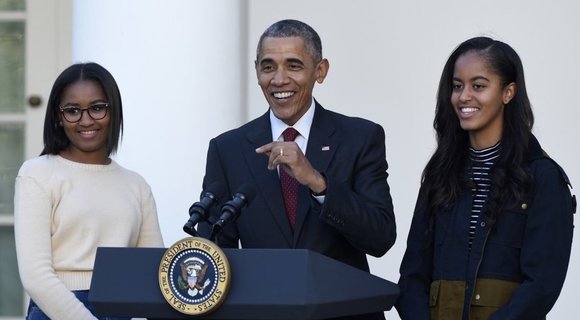 Baracko Obamos šeima (nuotr. SCANPIX)