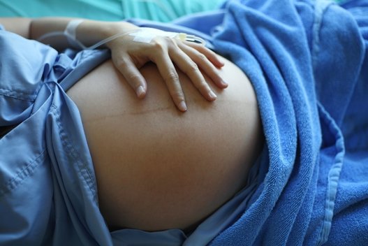 Nėščia moteris ligoninėje (nuotr. Shutterstock.com)