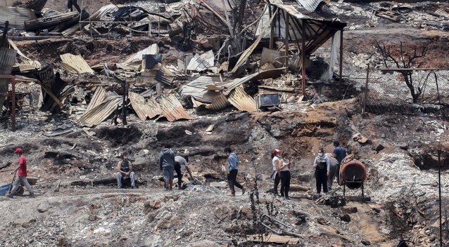 Čilėje siautėjant gamtiniams gaisrams, žuvo mažiausiai 112 žmonių (nuotr. SCANPIX)