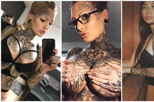 Seksualumo viršūnė: tatuiruotos merginos demonstravo pritrenkiančius kūnus (nuotr. facebook.com)