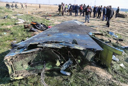 Irane numuštas lėktuvas: ant variklių nerado gaisro žymių (nuotr. SCANPIX)