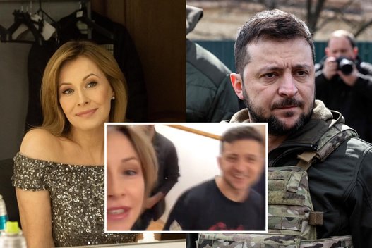 Garsi Ukrainos aktorė – apie artimą ryšį su Zelenskiu: dabar viskas kitaip (tv3.lt koliažas)