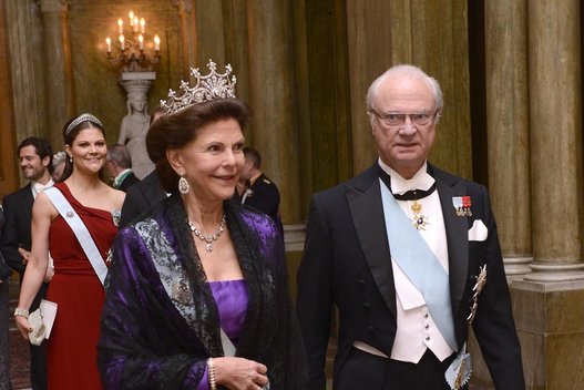 Švedijos karalius Carlas XVI Gustafas ir karalienė Silvia (nuotr. SCANPIX)