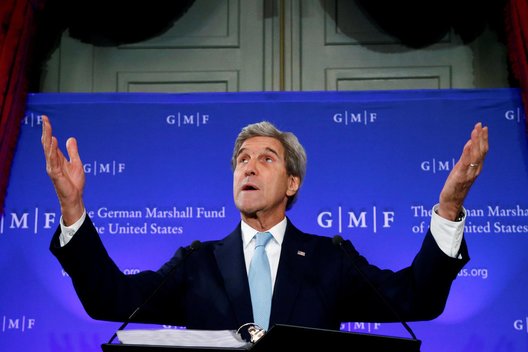 Johnas Kerry užtikrino: jeigu Baltijos šalys būtų puolamos, JAV nepažeis savo įsipareigojimų (nuotr. SCANPIX)
