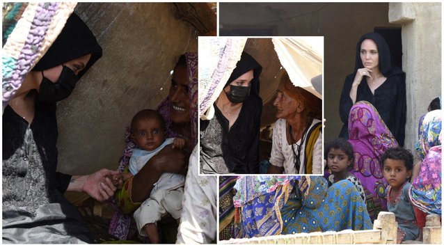 Angelina Jolie aplankė potvynio nusiaubtą Pakistaną: „Niekada nemačiau nieko panašaus“  