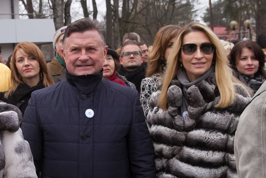 Antanas Bosas su žmona Daina (nuotr. Tv3.lt/Ruslano Kondratjevo)