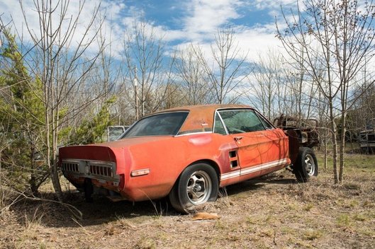 Pašiūrėje rastas „Ford Mustang“ prototipas