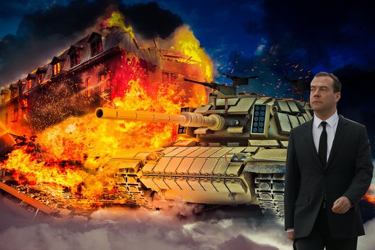 Kremliaus isterija: premjeras gąsdina nauju Pasauliniu karu (nuotr. SCANPIX) tv3.lt fotomontažas