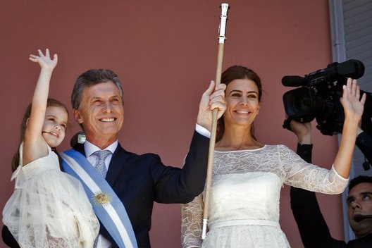 Mauricio Macri su šeima (nuotr. SCANPIX)