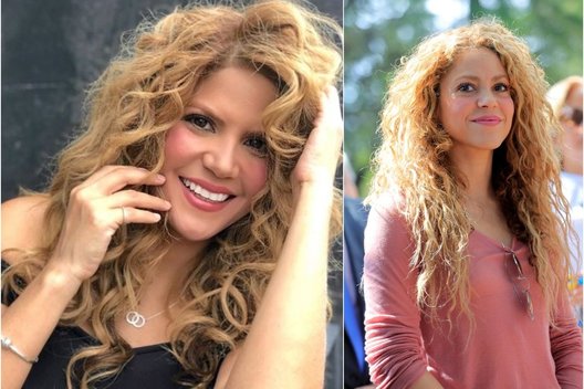 Rebeca Maiellano, Shakira (tv3.lt fotomontažas)