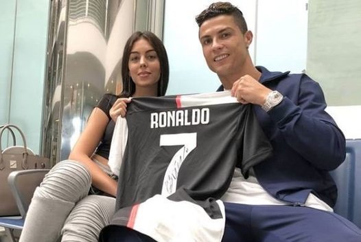 Georgina Rodriguez ir Cristiano Ronaldo (nuotr. Instagram)