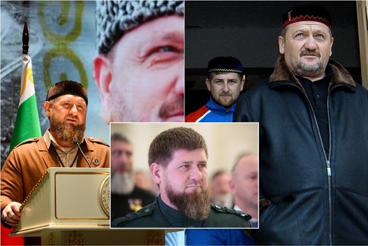 Ramzanas ir Akhmadas Kadyrovai (nuotr. SCANPIX)
