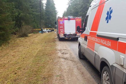 Tragiška avarija Kauno rajone: vairuotoja ir keleivis žuvo vietoje (nuotr. TV3)