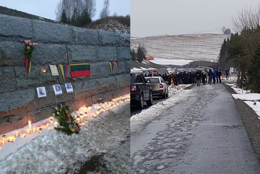 Lietuviai Norvegijoje gedi po nuošliauža žuvusių tautiečių (TV3 koliažas) (nuotr. skaitytojo)