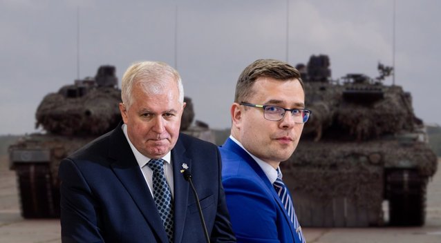 Prezidento patarėjas: L. Kasčiūno privalumas – krašto apsaugos aktualijų išmanymas  (tv3.lt koliažas)