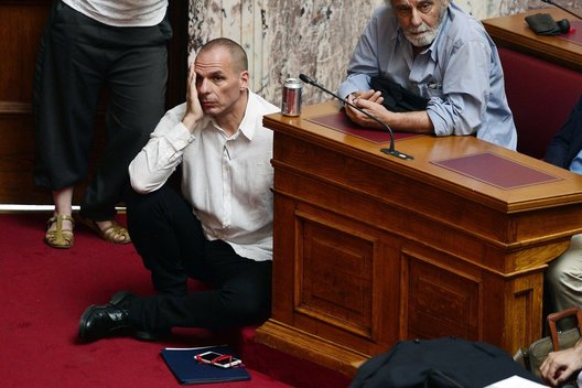 „Nuotrauka, kuri geriausiai atspindi Graikijos padėtį“ (nuotr. SCANPIX)