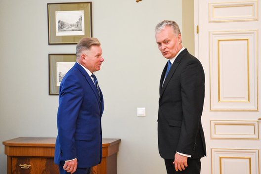 Prezidento susitikimas su Seimo nariu Narkevič (nuotr. Fotodiena/Justinas Auškelis)  