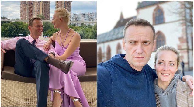 Aleksejus ir Julija Navalnai (nuotr. Instagram)