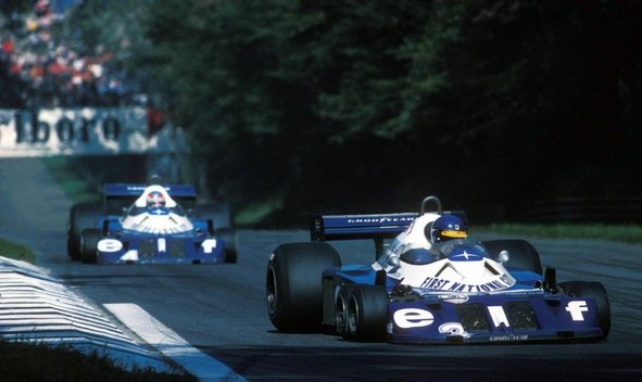 „Tyrrell P34 Cosworth“: Formulės 1 bolidas su šešiais ratais